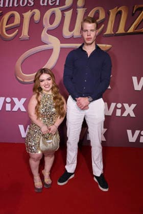 Los Encantos del Sinverguenza Red Carpet Cielo Anais and Fred Skar attend the red carpet for ˜Los Encantos del Sinverguenza™ tv series at Videocine. on April 22, 2026 in Mexico City, Mexico. (Photo by Yamak Perea Eyepix Group) Copyright: xYamakxPerea xEyepixxGroupx YP_22042026_181508