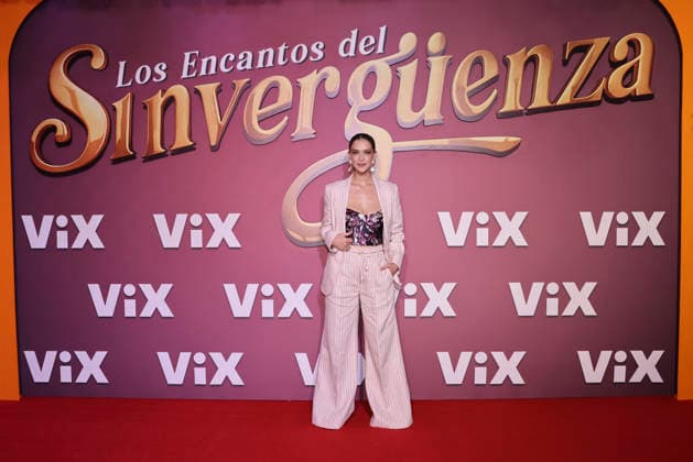 Los Encantos del Sinverguenza Red Carpet Carolina Miranda attends the red carpet for ˜Los Encantos del Sinverguenza™ tv series at Videocine. on April 22, 2026 in Mexico City, Mexico. (Photo by Yamak Perea Eyepix Group) Copyright: xYamakxPerea xEyepixxGroupx YP_22042026_181371