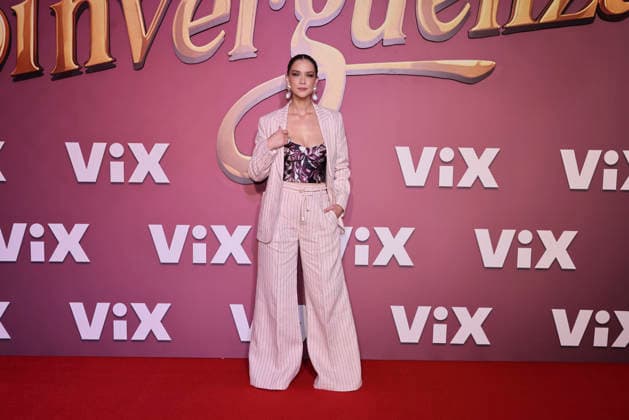 Los Encantos del Sinverguenza Red Carpet Carolina Miranda attends the red carpet for ˜Los Encantos del Sinverguenza™ tv series at Videocine. on April 22, 2026 in Mexico City, Mexico. (Photo by Yamak Perea Eyepix Group) Copyright: xYamakxPerea xEyepixxGroupx YP_22042026_181373