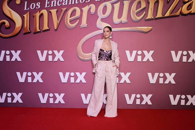 Los Encantos del Sinverguenza Red Carpet Carolina Miranda attends the red carpet for ˜Los Encantos del Sinverguenza™ tv series at Videocine. on April 22, 2026 in Mexico City, Mexico. (Photo by Yamak Perea Eyepix Group) Copyright: xYamakxPerea xEyepixxGroupx YP_22042026_181375