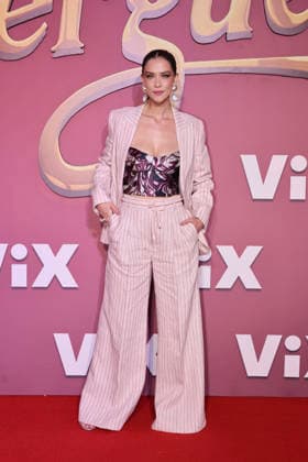 Los Encantos del Sinverguenza Red Carpet Carolina Miranda attends the red carpet for ˜Los Encantos del Sinverguenza™ tv series at Videocine. on April 22, 2026 in Mexico City, Mexico. (Photo by Yamak Perea Eyepix Group) Copyright: xYamakxPerea xEyepixxGroupx YP_22042026_181378