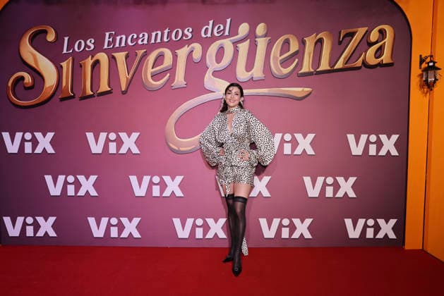 Los Encantos del Sinverguenza Red Carpet Daniela Alvarez attends the red carpet for ˜Los Encantos del Sinverguenza™ tv series at Videocine. on April 22, 2026 in Mexico City, Mexico. (Photo by Yamak Perea Eyepix Group) Copyright: xYamakxPerea xEyepixxGroupx YP_22042026_181397