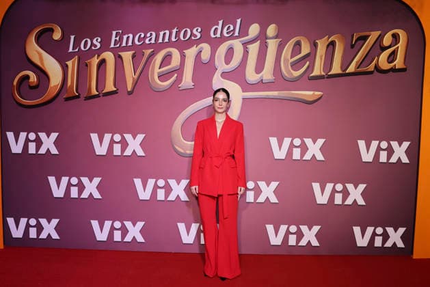 Los Encantos del Sinverguenza Red Carpet Elena Medina attends the red carpet for ˜Los Encantos del Sinverguenza™ tv series at Videocine. on April 22, 2026 in Mexico City, Mexico. (Photo by Yamak Perea Eyepix Group) Copyright: xYamakxPerea xEyepixxGroupx YP_22042026_181413