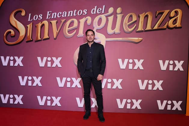 Los Encantos del Sinverguenza Red Carpet Manolo Cardona attends the red carpet for ˜Los Encantos del Sinverguenza™ tv series at Videocine. on April 22, 2026 in Mexico City, Mexico. (Photo by Yamak Perea Eyepix Group) Copyright: xYamakxPerea xEyepixxGroupx YP_22042026_181436