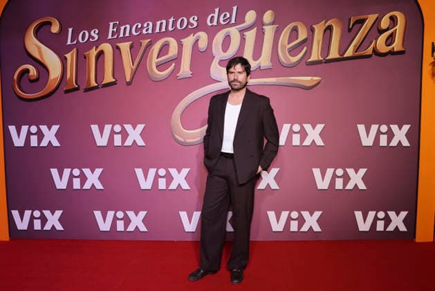 Los Encantos del Sinverguenza Red Carpet Juan Felipe Samper attends the red carpet for ˜Los Encantos del Sinverguenza™ tv series at Videocine. on April 22, 2026 in Mexico City, Mexico. (Photo by Yamak Perea Eyepix Group) Copyright: xYamakxPerea xEyepixxGroupx YP_22042026_181473