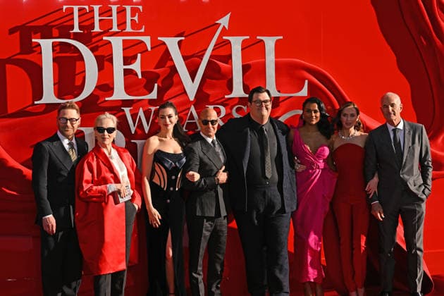 The Devil Wears Prada 2 European Premiere LONDON, ENGLAND - APRIL 22: Kenneth Branagh, Meryl Streep, Anne Hathaway, Stanley Tucci, Caleb Hearon, Simone Ashley, Emily Blunt and David Frankel attending The Devil Wears Prada 2 European Premiere at Cineworld in Leicester Square on April 22, 2026 in London, England. CAP MAR MAR Great Britain Copyright: xMartinxHarris CapitalxPicturesx