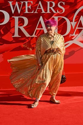 The Devil Wears Prada 2 European Premiere LONDON, ENGLAND - APRIL 22: Dame Zandra Rhodes attending The Devil Wears Prada 2 European Premiere at Cineworld in Leicester Square on April 22, 2026 in London, England. CAP MAR MAR Great Britain Copyright: xMartinxHarris CapitalxPicturesx