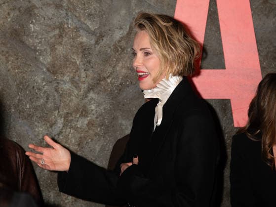 Arrivals for the New York premiere of Netflix s Apex at the Plaza Hotel Featuring: Charlize Theron Where: New York, United States When: 22 Apr 2026 Credit: Janet Mayer INSTARimages.com EDITORIAL USE ONLY. NOT FOR USE BY NEWSPAPERS BASED IN THE UK. Copyright: xx instar55637166