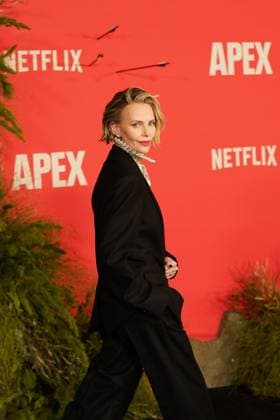 Charlize Theron at arrivals for APEX Premiere, The Paris Theater, New York, NY, April 22, 2026. Photo By: Kristin Callahan Everett Collection APEX Premiere PUBLICATIONXNOTxINxCANxCHNxFRAxITAxJPNxNORxPOLxRUSxESPxUKxUSA