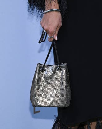 The Environmental Working Group x Know Your Values Annual Earth Day Dinner Amber Stevens West, purse detail arriving to The Environmental Working Group x Know Your Values Annual Earth Day Dinner at Skirball Cultural Center on April 22, 2026 in Los Angeles, CA. Los Angeles Skirball Cultural Center California USA Copyright: xLISAxOConnor AFF-USA.comx