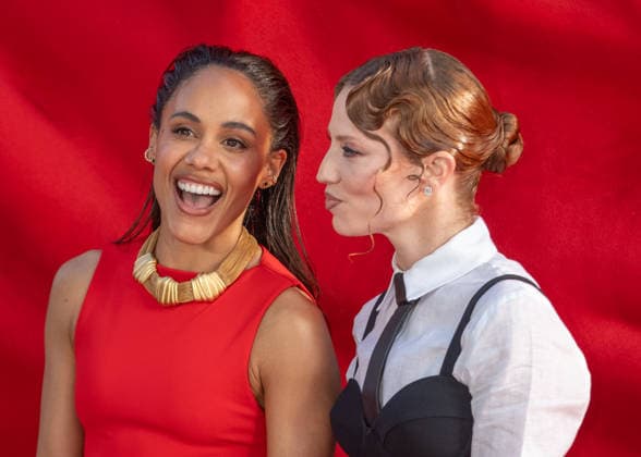 Alex Scott and Jess Glynne attends The Devil Wears Prada 2 European Premiere in London, England. UK. Wednesday 23rd April 2026. Copyright: xJamesxWarrenx ae75e352