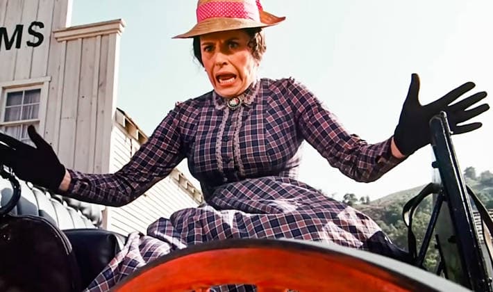 Katherine MacGregor USA. Katherine MacGregor in (C)NBC classic TV series: Little House on the Prairie (1974 1983). Plot: The life and adventures of the Ingalls family in the nineteenth century American Midwest. LMK110-J11739-220426 Supplied by LMKMEDIA. Editorial Only. Landmark Media is not the copyright owner of these Film or TV stills but provides a service only for recognised Media outlets. 