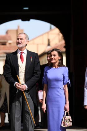 Spanish Royals Attend Cervantes Awards Ceremony to Gonzalo Celorio King Felipe VI of Spain, Queen Letizia of Spain attends Cervantes Awards Ceremony to Gonzalo Celorio at Alcala University on April 23, 2026 in Alcala de Henares, Spain Photo by IMAGO MPG Alcala de Henares Alcala University Madrid Spain  Copyright: xMPGx