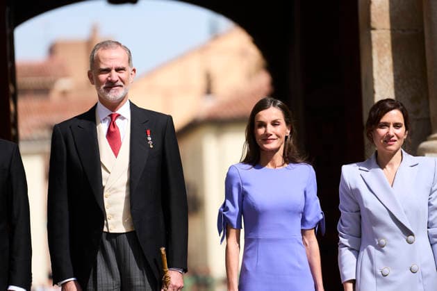 Spanish Royals Attend Cervantes Awards Ceremony to Gonzalo Celorio King Felipe VI of Spain, Queen Letizia of Spain attends Cervantes Awards Ceremony to Gonzalo Celorio at Alcala University on April 23, 2026 in Alcala de Henares, Spain Photo by IMAGO MPG Alcala de Henares Alcala University Madrid Spain  Copyright: xMPGx