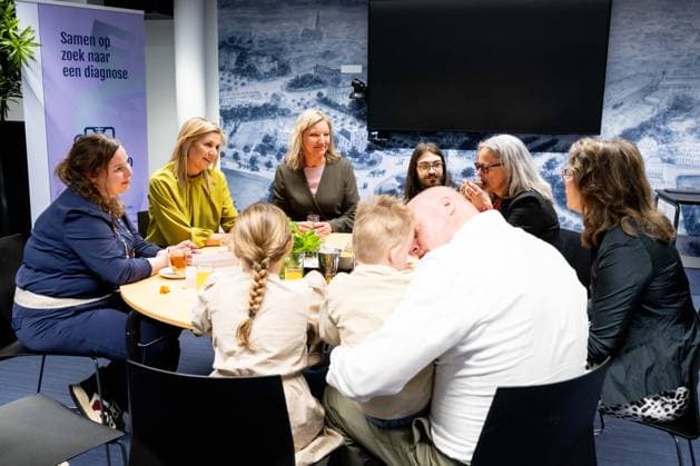 Queen Maxima at the 1st National Undiagnosed Hackathon. Nijmegen, the Netherlands. 23 Apr 2026 NIJMEGEN - Queen Maxima at the 1st National Undiagnosed Hackathon. During this hackathon, teams of different specialists come together to arrive at a diagnosis within 48 hours for patients with rare conditions at the Radboudumc in Nijmegen. Nijmegen The Netherlands  Copyright: xMischaxSchoemakerx