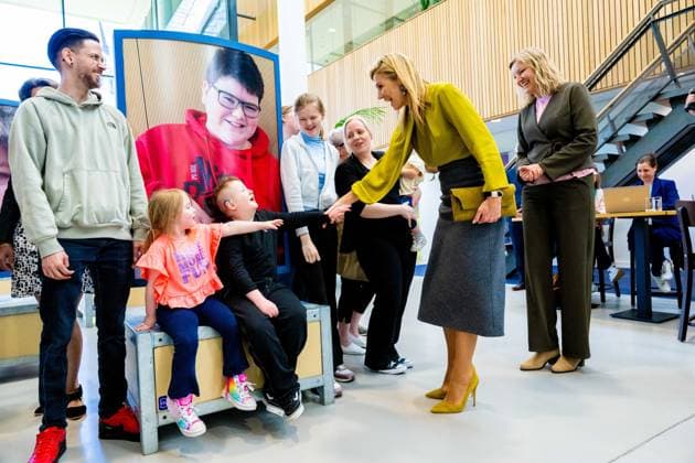 Queen Maxima at the 1st National Undiagnosed Hackathon. Nijmegen, the Netherlands. 23 Apr 2026 NIJMEGEN - Queen Maxima at the 1st National Undiagnosed Hackathon. During this hackathon, teams of different specialists come together to arrive at a diagnosis within 48 hours for patients with rare conditions at the Radboudumc in Nijmegen. Nijmegen The Netherlands  Copyright: xMischaxSchoemakerx