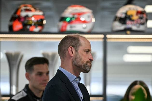 Prince William visits Jaguar TCS Racing The Prince of Wales visits the headquarters of British Formula E team, Jaguar TCS Racing, in Kidlington, Oxfordshire, UK, on the 23rd April 2026. Picture by Justin Tallis WPA-Pool Kidlington Jaguar TCS Racing Oxfordshire United Kingdom  WHA-0816