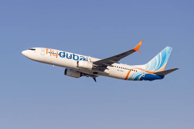 FlyDubai Boeing 737-800 Flugzeug Flughafen Dubai in den Vereinigten Arabischen Emiraten FlyDubai Boeing 737-800 Flugzeug Flughafen Dubai in den Vereinigten Arabischen Emiraten (License=RM) Copyright: xZoonar.com MarkusxMainkax 24892590