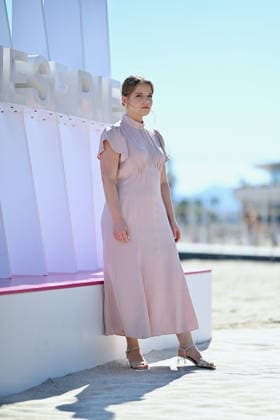 Half Man Photocall - The 9th Cannes Series International Festival. FC CANNES, FRANCE - APRIL 23 Alexandra Brodski attends the Half Man Photocall at the 9th Cannes Series International Festival at Plage Du Majestic on April 23, 2026 in Cannes, France. Photo by Franck Castel ABACAPRESS.COM Cannes France  Copyright: xCastelxFranck ABACAx