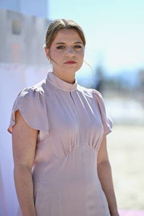 Half Man Photocall - The 9th Cannes Series International Festival. FC CANNES, FRANCE - APRIL 23 Alexandra Brodski attends the Half Man Photocall at the 9th Cannes Series International Festival at Plage Du Majestic on April 23, 2026 in Cannes, France. Photo by Franck Castel ABACAPRESS.COM Cannes France  Copyright: xCastelxFranck ABACAx