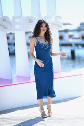 p tain De Soiree Photocall - The 9th Cannes Series International Festival. FC CANNES, FRANCE - APRIL 23 Amalia Blasco attends the P tain De Soiree Photocall at the 9th Cannes Series International Festival at Plage Du Majestic on April 23, 2026 in Cannes, France.. Photo by Franck Castel ABACAPRESS.COM Cannes France  Copyright: xCastelxFranck ABACAx
