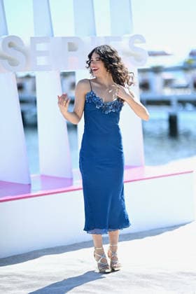 p tain De Soiree Photocall - The 9th Cannes Series International Festival. FC CANNES, FRANCE - APRIL 23 Amalia Blasco attends the P tain De Soiree Photocall at the 9th Cannes Series International Festival at Plage Du Majestic on April 23, 2026 in Cannes, France.. Photo by Franck Castel ABACAPRESS.COM Cannes France  Copyright: xCastelxFranck ABACAx