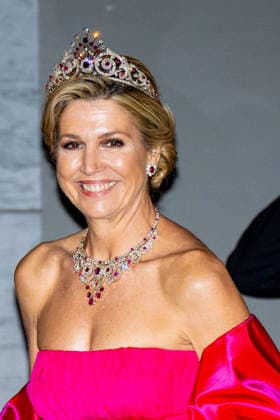 Royal Couple Offers Corps Diplomatic Dinner, Amsterdam - 23 Apr 2026 Queen Maxima at the Corps Diplomatique for a gala dinner at the Royal Palace Amsterdam. Amsterdam The Netherlands  Copyright: xMischaxSchoemakerx