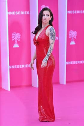 Opening Pink Carpet - The 9th Cannes Series International Festival. FC CANNES, FRANCE - APRIL 23 Gaelle Garcia Diaz attends the Opening Pink Carpet at the 9th Cannes Series International Festival on April 23, 2026 in Cannes, France.Photo by Franck Castel ABACAPRESS.COM Cannes France  Copyright: xCastelxFranck ABACAx