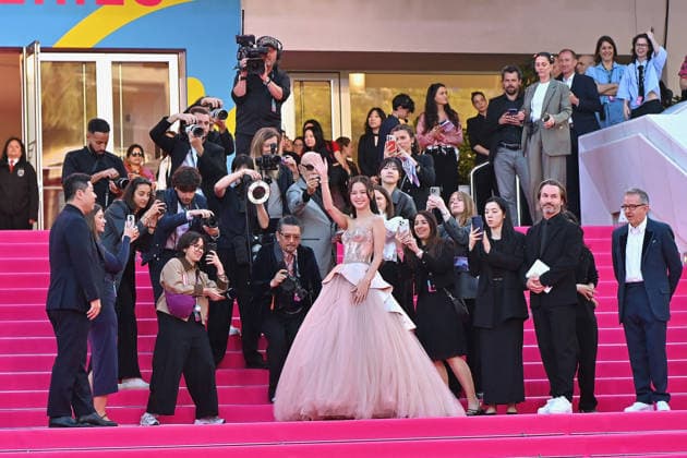 Opening Pink Carpet - The 9th Cannes Series International Festival. FC CANNES, FRANCE - APRIL 23 Jisoo attends the Opening Pink Carpet at the 9th Cannes Series International Festival on April 23, 2026 in Cannes, France.Photo by Franck Castel ABACAPRESS.COM Cannes France  Copyright: xCastelxFranck ABACAx