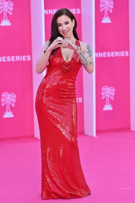 Opening Pink Carpet - The 9th Cannes Series International Festival. FC CANNES, FRANCE - APRIL 23 Gaelle Garcia Diaz attends the Opening Pink Carpet at the 9th Cannes Series International Festival on April 23, 2026 in Cannes, France.Photo by Franck Castel ABACAPRESS.COM Cannes France  Copyright: xCastelxFranck ABACAx
