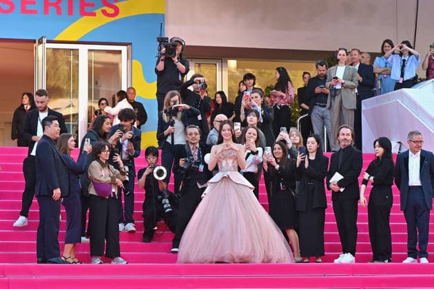 Opening Pink Carpet - The 9th Cannes Series International Festival. FC CANNES, FRANCE - APRIL 23 Jisoo attends the Opening Pink Carpet at the 9th Cannes Series International Festival on April 23, 2026 in Cannes, France.Photo by Franck Castel ABACAPRESS.COM Cannes France  Copyright: xCastelxFranck ABACAx