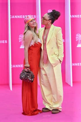 Opening Pink Carpet - The 9th Cannes Series International Festival. FC CANNES, FRANCE - APRIL 23 Charlene and Francesca attends the Opening Pink Carpet at the 9th Cannes Series International Festival on April 23, 2026 in Cannes, France.Photo by Franck Castel ABACAPRESS.COM Cannes France  Copyright: xCastelxFranck ABACAx