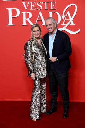 Milan, Red Carpet Preview of The Devil Wears Prada at Rinascente - Simona Ventura, Giovanni Terzi  Copyright: xAlbertoxTerenghix xipa-agency.netx xComi Terenghix IPA_Agency_IPA74183173
