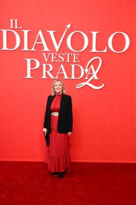 Milan, red carpet film - The Devil Wears Prada - Pictured: Rosaria Renna  Copyright: xSimonaxChiocciax xipa-agency.netx xFotosickix IPA_Agency_IPA74183735
