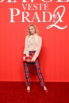 Milan, red carpet film - The Devil Wears Prada - Pictured: Justine Mattera  Copyright: xSimonaxChiocciax xipa-agency.netx xFotosickix IPA_Agency_IPA74184067