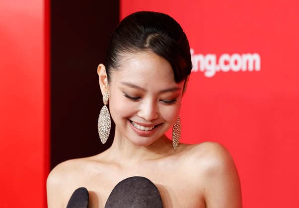 JENNIE arrives on the red carpet at the 2026 TIME 100 Gala at Frederick P. Rose Hall, Home of Jazz at Lincoln Center, in New York City on Thursday, April 23, 2025.  NYP20260423304 JOHNxANGELILLO