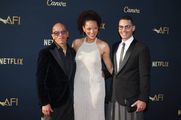 April 23, 2026, Los Angeles, Ca, USA: LOS ANGELES - APR 18: Rickey Minor, Rachel Minor, Guest at the AFI Lifetime Achievement Award: A Tribute Celebrating Eddie Murphy at the Dolby Theater on April 18, 2026 in Los Angeles, CA Los Angeles USA  - ZUMAnc22 20260423_zaa_nc22_209 Copyright: xKathyxHutchinsx