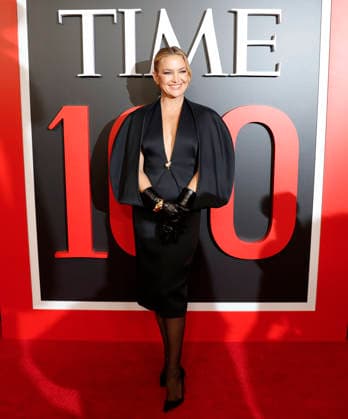 Kate Hudson arrives on the red carpet at the 2026 TIME 100 Gala at Frederick P. Rose Hall, Home of Jazz at Lincoln Center, in New York City on Thursday, April 23, 2025.  NYP20260423316 JOHNxANGELILLO