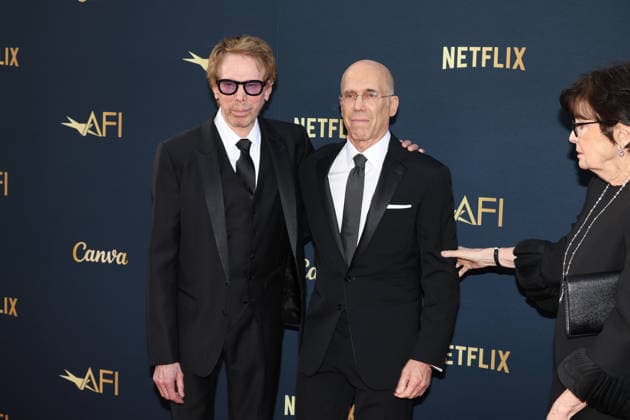 April 23, 2026, Los Angeles, Ca, USA: LOS ANGELES - APR 18: Jerry Bruckheimer, Jeffrey Katzenberg at the AFI Lifetime Achievement Award: A Tribute Celebrating Eddie Murphy at the Dolby Theater on April 18, 2026 in Los Angeles, CA Los Angeles USA - ZUMAnc22 20260423_zaa_nc22_208 Copyright: xKathyxHutchinsx