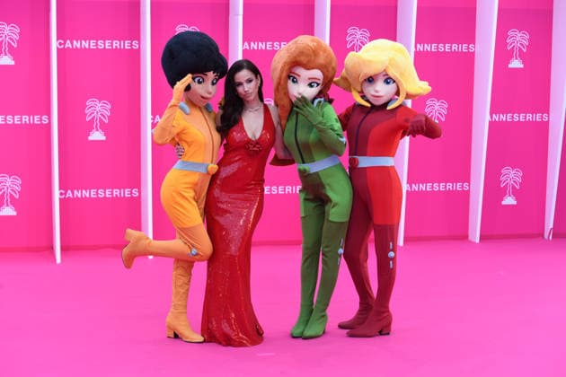 April 23, 2026, Cannes, France: GaÃ«lle Garcia Diaz, and Totally Spies attend the Opening Pink Carpet at the 9th Cannes Series International Festival. Opening Pink Carpet Canneserie- The 9th Cannes Series International Festival Cannes France  - ZUMAs197 20260423_aaa_s197_090 Copyright: xGianluigixJoriox