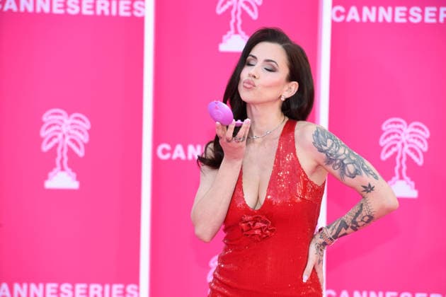 April 23, 2026, Cannes, France: GaÃ«lle Garcia Diaz attends the Opening Pink Carpet at the 9th Cannes Series International Festival. Opening Pink Carpet Canneserie- The 9th Cannes Series International Festival Cannes France  - ZUMAs197 20260423_aaa_s197_089 Copyright: xGianluigixJoriox
