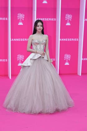 April 23, 2026, Cannes, France: Kim Jisoo attends the Opening Pink Carpet at the 9th Cannes Series International Festival. Opening Pink Carpet Canneserie- The 9th Cannes Series International Festival Cannes France - ZUMAs197 20260423_aaa_s197_083 Copyright: xGianluigixJoriox