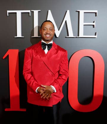 Terrence J arrives on the red carpet at the 2026 TIME 100 Gala at Frederick P. Rose Hall, Home of Jazz at Lincoln Center, in New York City on Thursday, April 23, 2025.  NYP20260423326 JOHNxANGELILLO