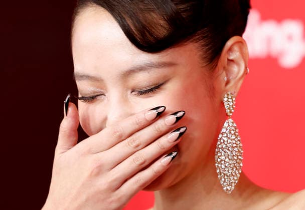 JENNIE arrives on the red carpet at the 2026 TIME 100 Gala at Frederick P. Rose Hall, Home of Jazz at Lincoln Center, in New York City on Thursday, April 23, 2025.  NYP20260423370 JOHNxANGELILLO
