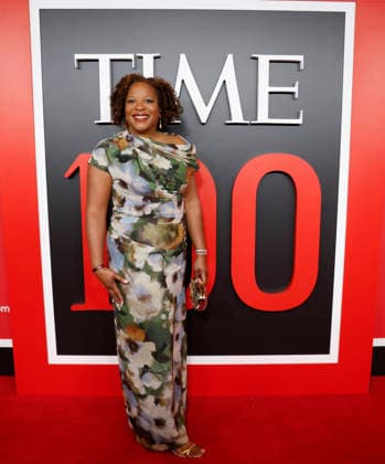 Tayari Jones arrives on the red carpet at the 2026 TIME 100 Gala at Frederick P. Rose Hall, Home of Jazz at Lincoln Center, in New York City on Thursday, April 23, 2025.  NYP20260423343 JOHNxANGELILLO