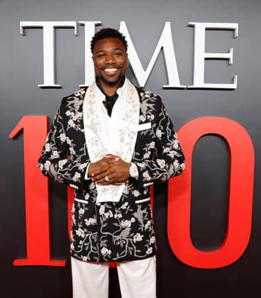 Noah Lyles arrives on the red carpet at the 2026 TIME 100 Gala at Frederick P. Rose Hall, Home of Jazz at Lincoln Center, in New York City on Thursday, April 23, 2025.  NYP20260423338 JOHNxANGELILLO