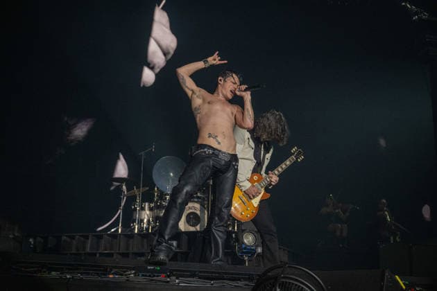 YUNGBLUD performs at Birmingham Utilita Arena 23rd April 202 YUNGBLUD performs live at Birmingham Utilita Arena on 23rd April 2026, delivering a high-energy set to a packed crowd. Known for his explosive stage presence and connection with fans, the artist brought raw emotion and intensity to the arena as part of his latest live show. Photography by Hannah Meadows for, Credit:HANNAHMEADOWSPHOTOGRAPHY Avalon  Copyright: xHANNAHMEADOWSPHOTOGRAPHYx xAvalonx 1093965764