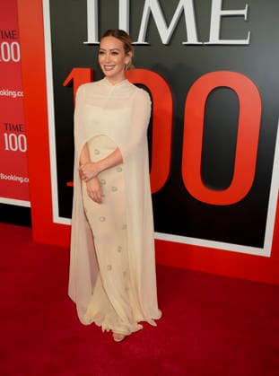 2026 Time 100 Gala Hilary Duff attends the 2026 Time 100 Gala celebrating the list of the 100 Most Influential People in the World, held at Frederick P.Rose Hall, home of Jazz at Lincoln Center in New York City, Thursday, April 23, 2026., Credit:Jennifer Graylock-Graylock.com Avalon United States, New York, New York, Jazz at Lincoln Center  Copyright: xJenniferxGraylock-Graylock.comx xAvalonx 1093970258