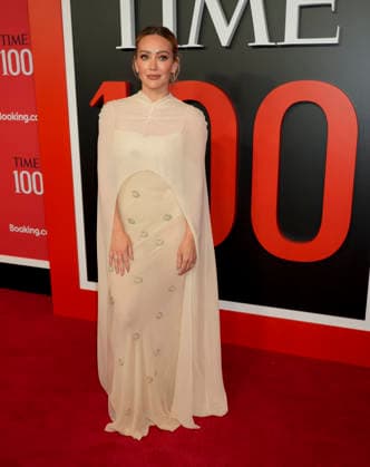 2026 Time 100 Gala Hilary Duff attends the 2026 Time 100 Gala celebrating the list of the 100 Most Influential People in the World, held at Frederick P.Rose Hall, home of Jazz at Lincoln Center in New York City, Thursday, April 23, 2026., Credit:Jennifer Graylock-Graylock.com Avalon United States, New York, New York, Jazz at Lincoln Center  Copyright: xJenniferxGraylock-Graylock.comx xAvalonx 1093970268
