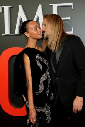 2026 Time 100 Gala Zoe Saldana, Marco Perego attends the 2026 Time 100 Gala celebrating the list of the 100 Most Influential People in the World, held at Frederick P.Rose Hall, home of Jazz at Lincoln Center in New York City, Thursday, April 23, 2026., Credit:Jennifer Graylock-Graylock.com Avalon United States, New York, New York, Jazz at Lincoln Center Copyright: xJenniferxGraylock-Graylock.comx xAvalonx 1093971685